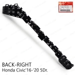 พลาสติก ยึดกันชนหลัง ตัวยึดกันชนหลัง ข้างขวา ของแท้ 1 ชิ้น สีดำ สำหรับ Honda Civic FK Hatchback ปี 2016-2020